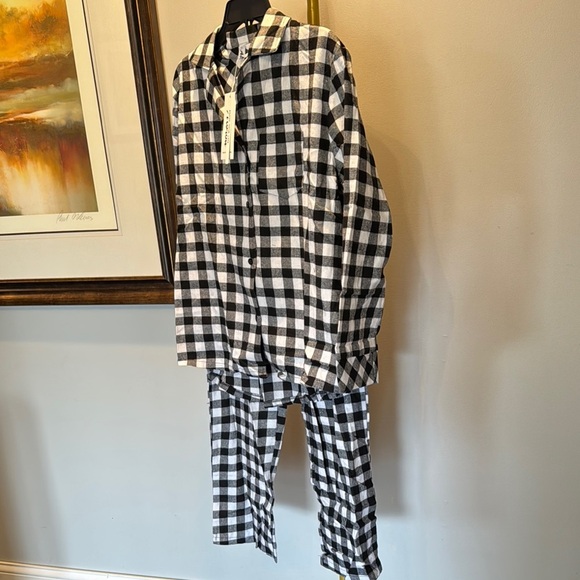 Aibrou buffalo plaid pajama set NWT L - Picture 4 of 13